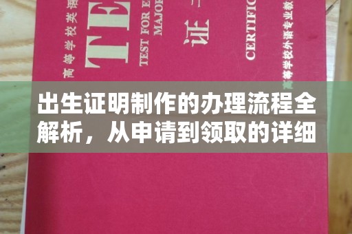 泗水出生证明制作的办理流程全解析，从申请到领取的详细指南