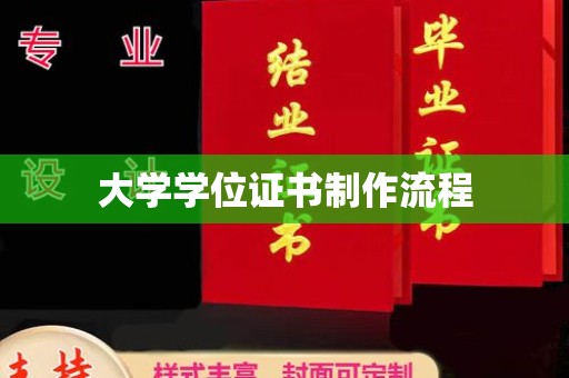 坡头大学学位证书制作流程