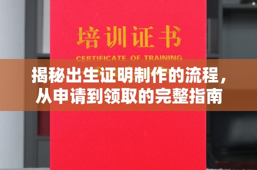 祁连揭秘出生证明制作的流程，从申请到领取的完整指南